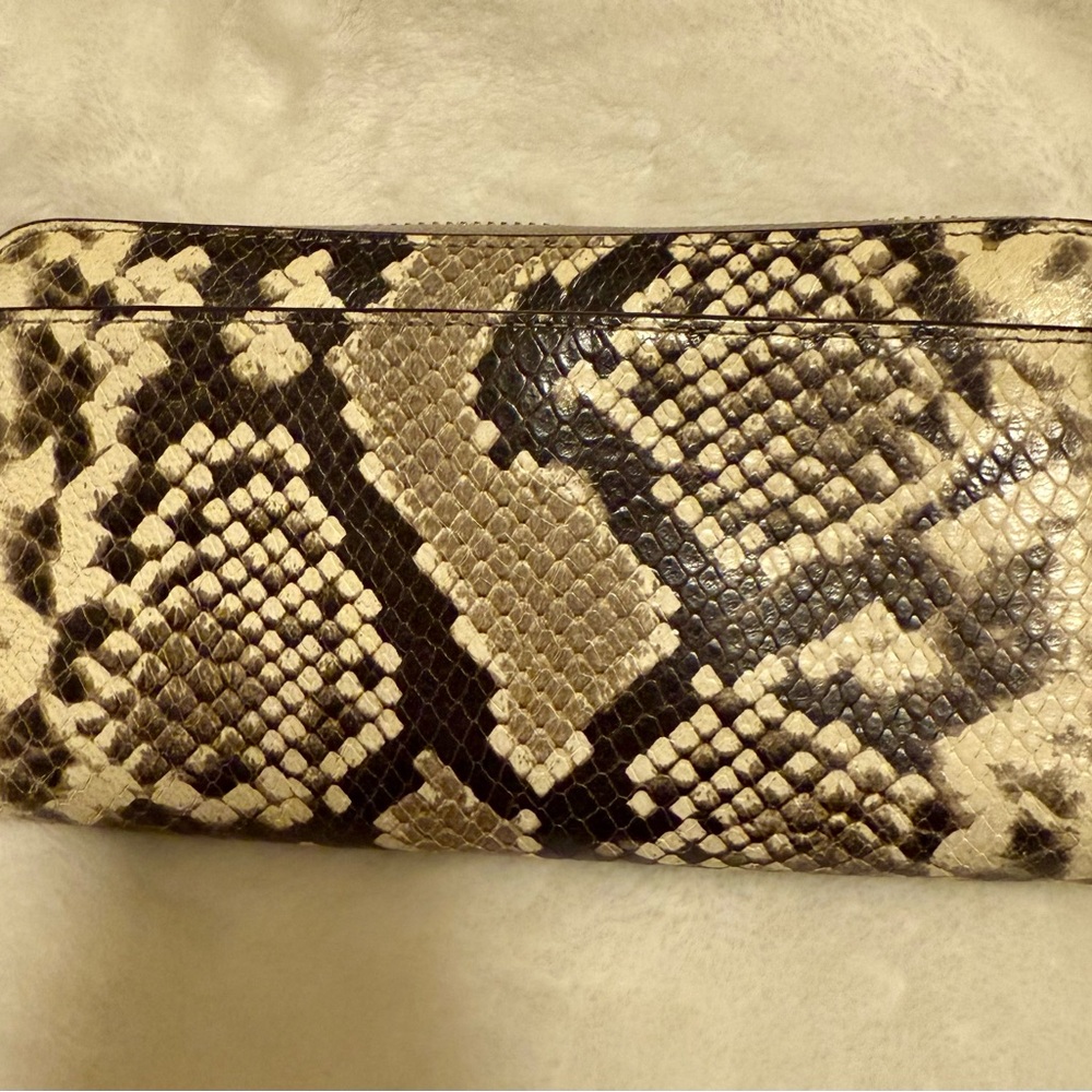 Kate Spade Continental Wallet. Python Snake Embos… - image 2